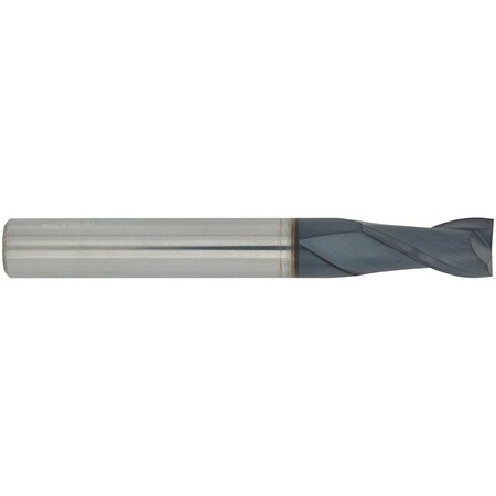 Cgs Tool 2 Flute Stub Length Sq End Mill 1/8"Dia 1/4"Loc 1-1/2"Oal W/Altin Coating 220-1250-ALTiN